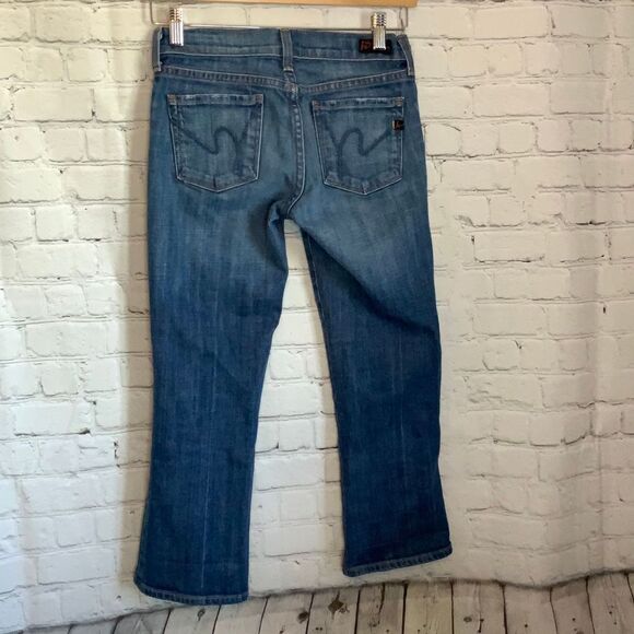 Citizens of Humanity Women’s Low Waist Cropped Jeans Kelly #63 Stretch size 25 - Picture 4 of 7
